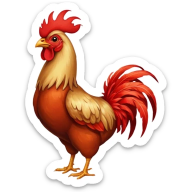 Cock sticker