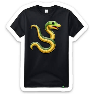 T-shirt that says Snakepit Skatepark  sticker