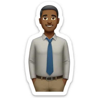 fijian male teacher sticker