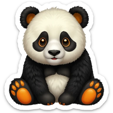 panda that is amber sticker