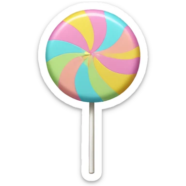 Pastel lollipop sticker