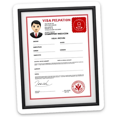 visa de turista denegada sticker