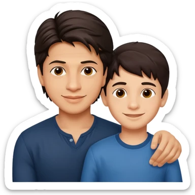 Shah Rukh Khan and Boy together sticker