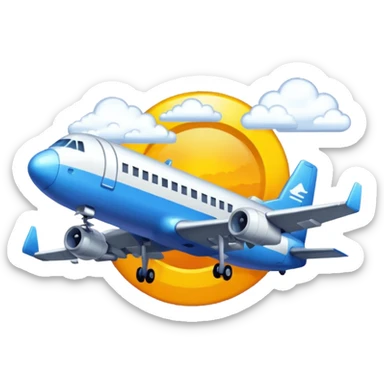 Crée un emoji en pixel art combinant 🛫 (avion au décollage) et 🌤️ (soleil derrière un nuage).
Style : rétro pixel art, résolution 32x32 pixels.
Format : PNG avec fond transparent. sticker