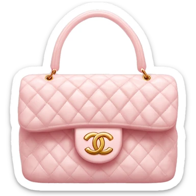 Light pink Chanel bag sticker
