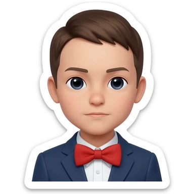 child-bowtie sticker