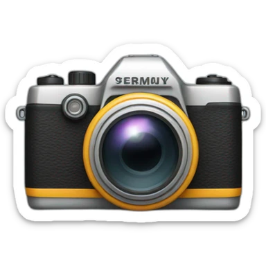 camera with flash sticker