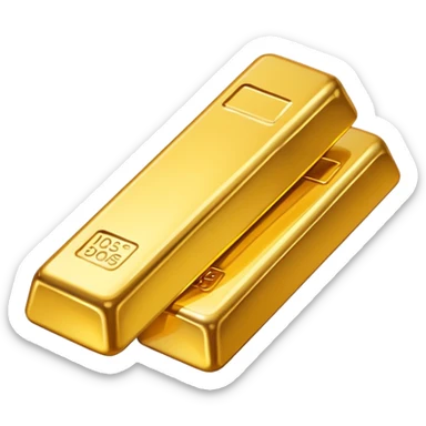 2 gold bar sticker
