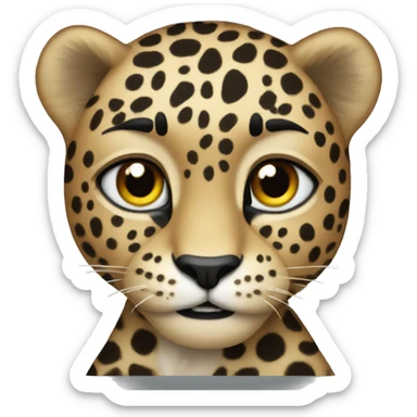 Leapord  sticker