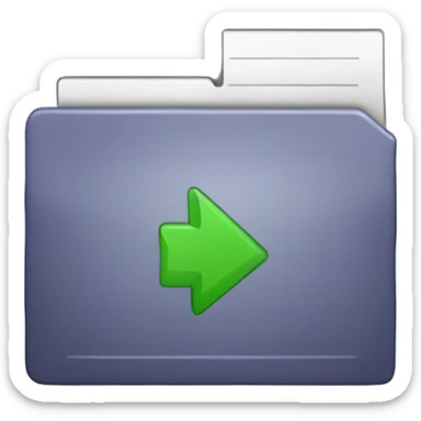 File save as icon sticker