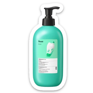 leave-in conditioner bottle with label sticker