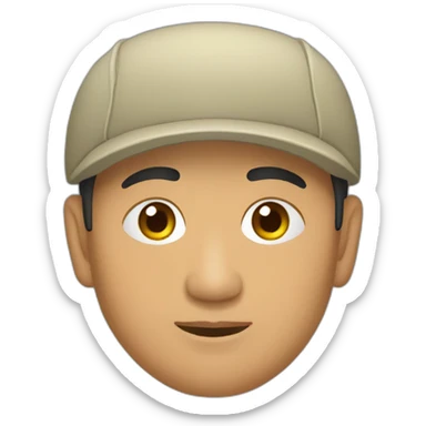 Kyrgyz national Kalpak sticker