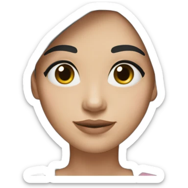 Woman-with-black-hair-and-pink-white-skintone-and-gray-eye-color- sticker