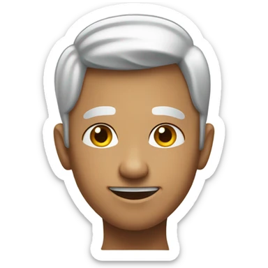 Flirty smirk sticker