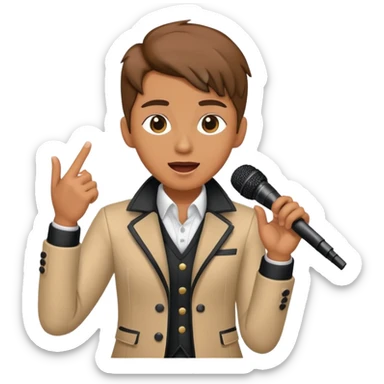 Happy Rock Pop Music Singer sticker