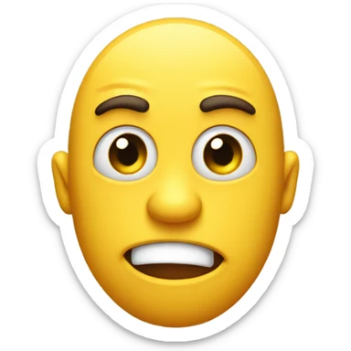 Shaking my damn head emoji  sticker