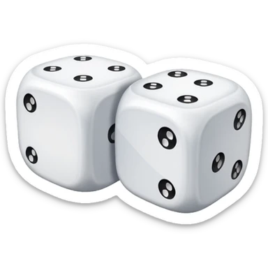 game dice sticker