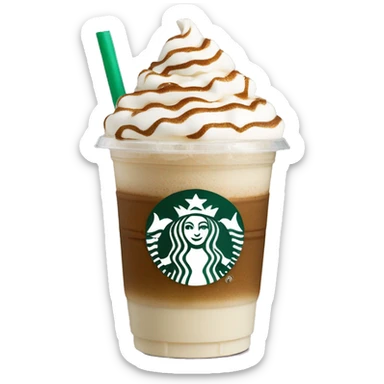 Starbucks frappe sticker