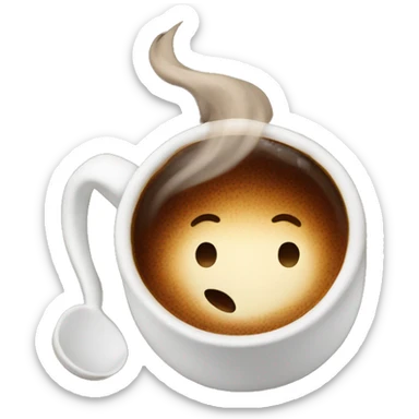 Coffee sticker