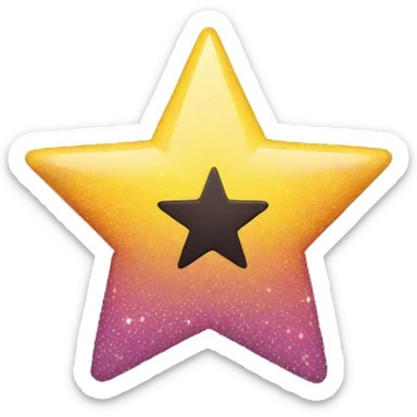 half a star rating sticker