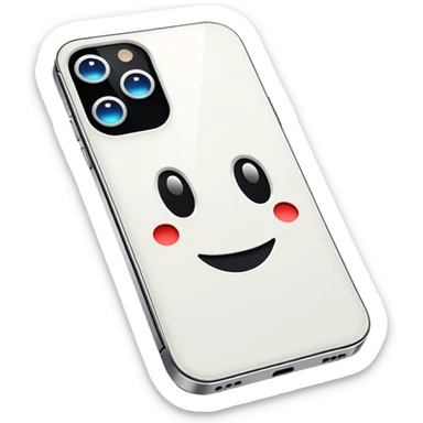 white iphone 14 pro max sticker