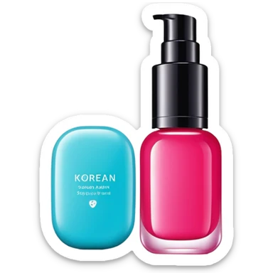corean cosmetics sticker