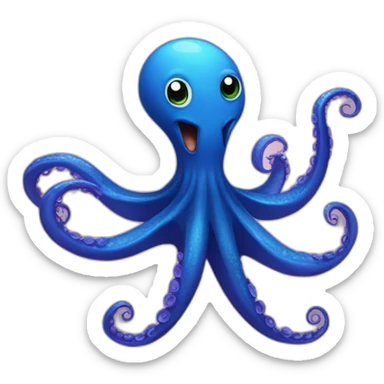 octopus dancing flamenco sticker