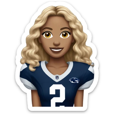 beyoncé penn state jersey sticker