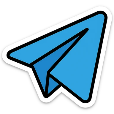 Telegram icon sticker