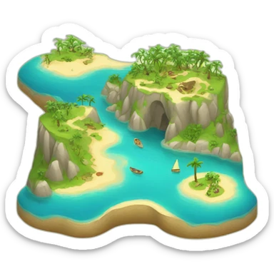 Île de pâque sticker