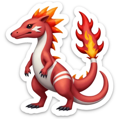 Salazzle-Typloshion-Salandit-Zangoose-Fusion (full body) sticker