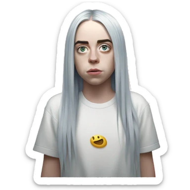 billie eilish album sticker