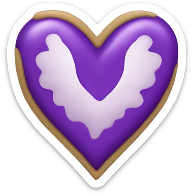 Purple heart  sticker