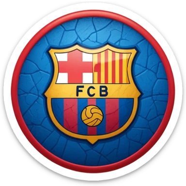 Fc Barcelona logo imoji sticker