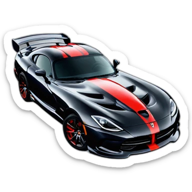 dodge viper sticker