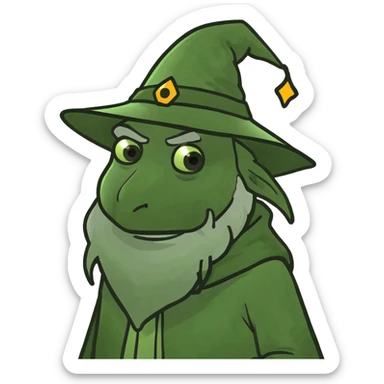 Frost wizard sticker