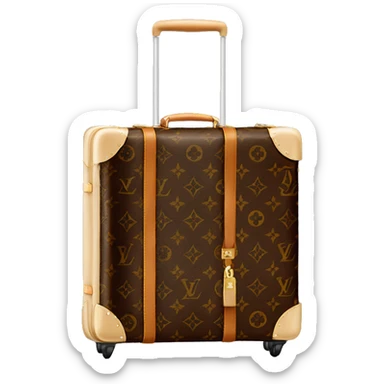 louis vuitton luggage  sticker
