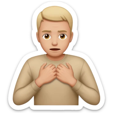 human back pain sticker