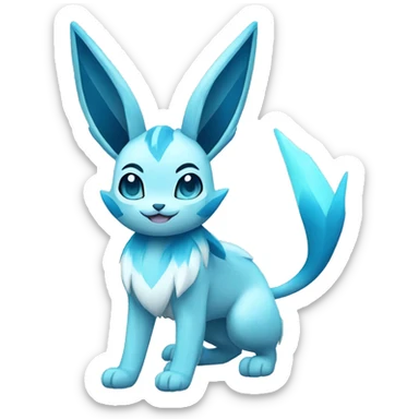 Glaceon full body sticker