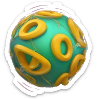 Hyperbolic Magnetic field  sticker