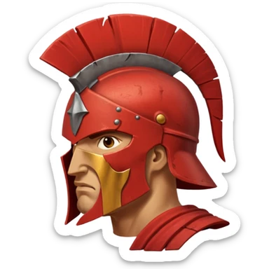 Spartan HOPLITE  face sticker
