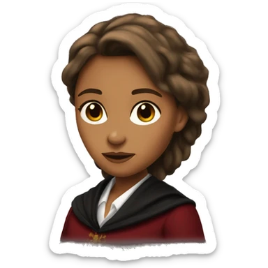 Angelina johnson from gryffindor sticker