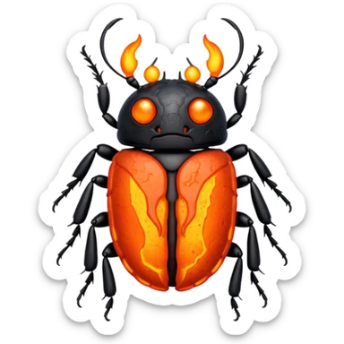 Un scarabée de lave sticker