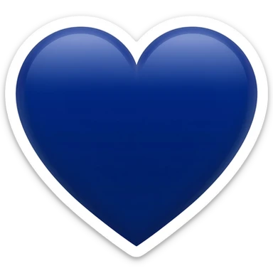 I said love sign in navy rich royal blue shade sticker