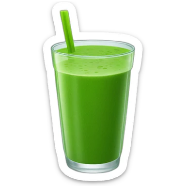 Green smoothie sticker