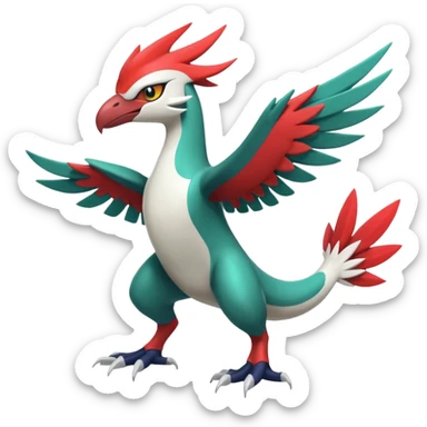 Silvally-Hawlucha-Latias-Salandit-fusion, full body sticker
