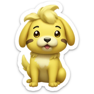 Yamper full body sticker