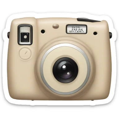 Beige instax  sticker