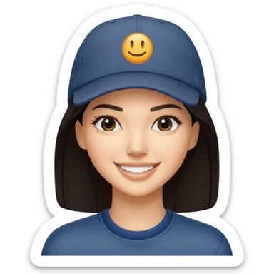 Kendal jenner with cap sticker