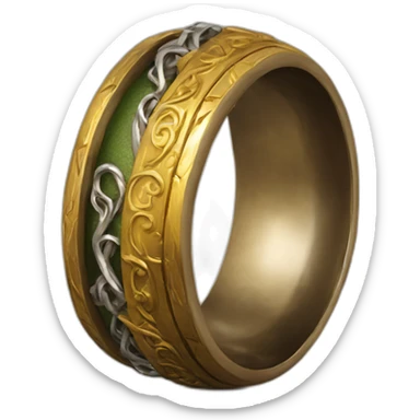 lord of the rings ring sticker
